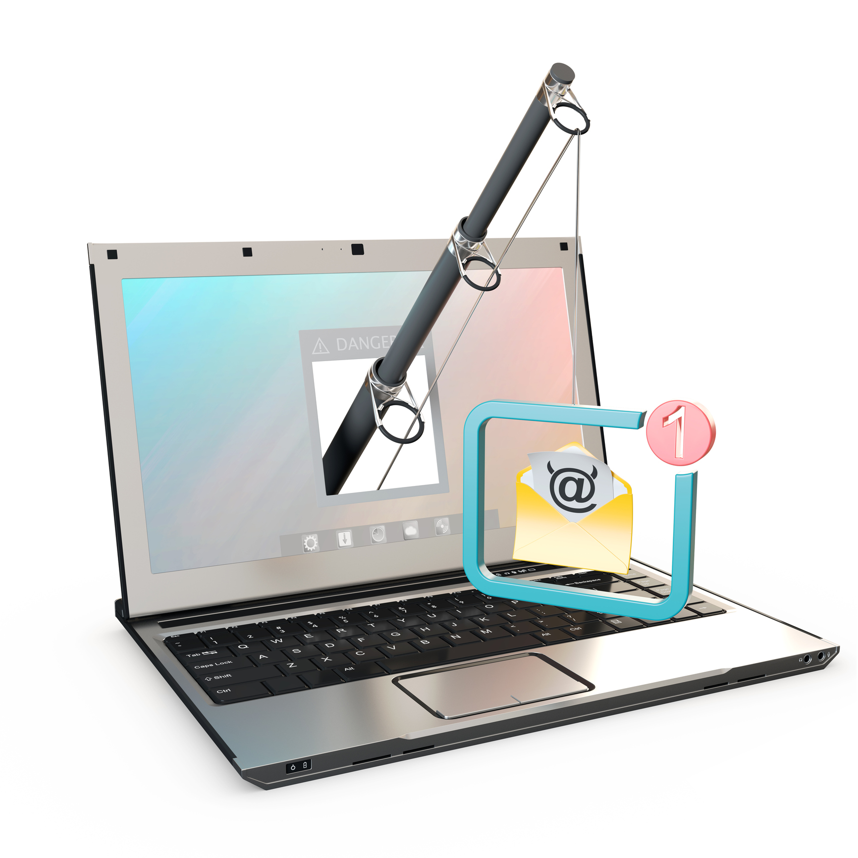 phishing attack concept