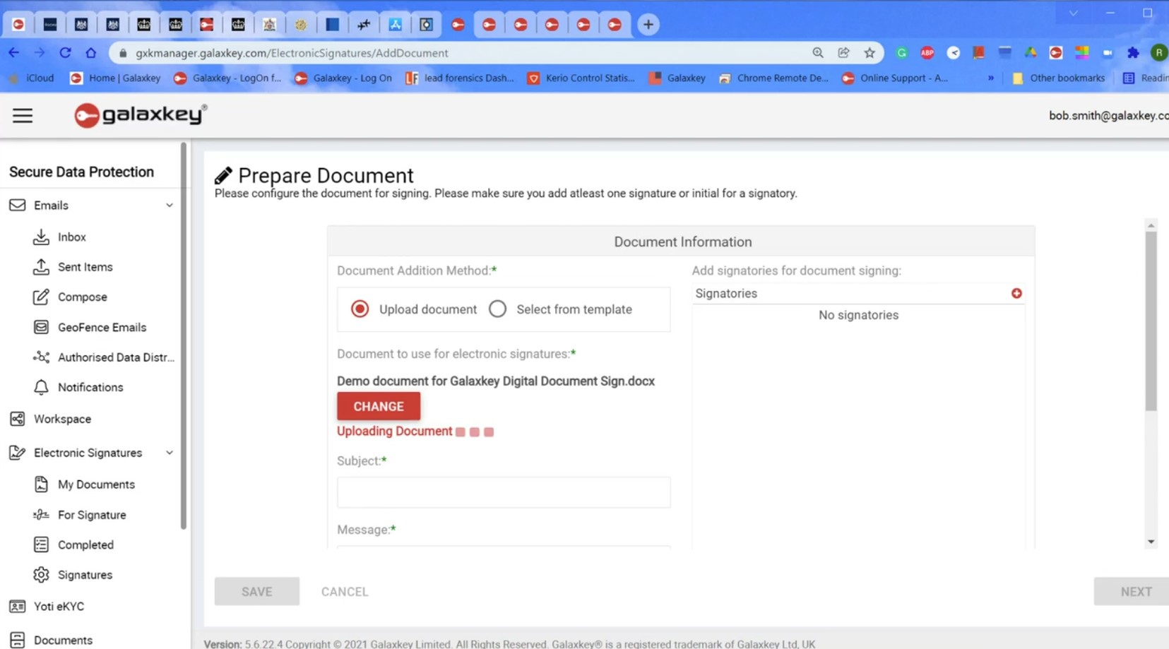 Digital Document Signing